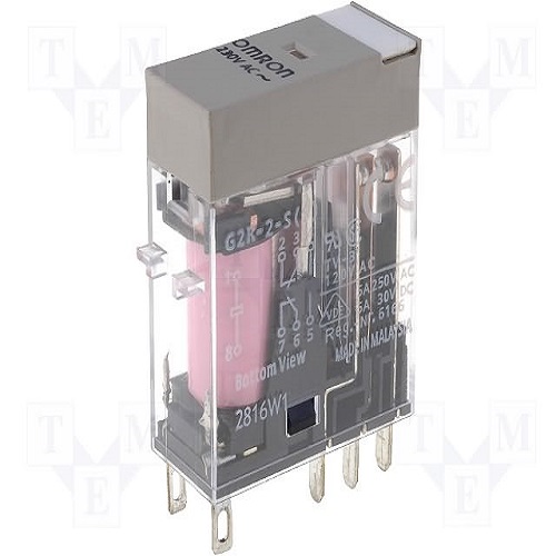 G2R-2-SN 230VAC | Relay, plug-in 230 VAC